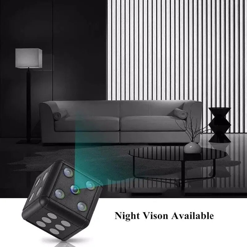 Mini Dice Camera Night Vision HD 1080P Motion Detection