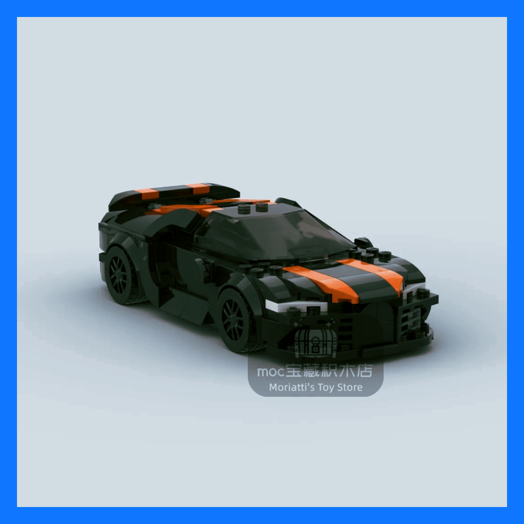 Chiron Racing Car Building Blocks - Assortique
