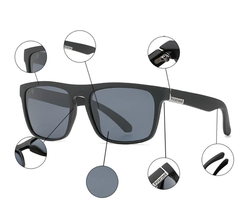 Square Polarized Sunglasses For Men & Women