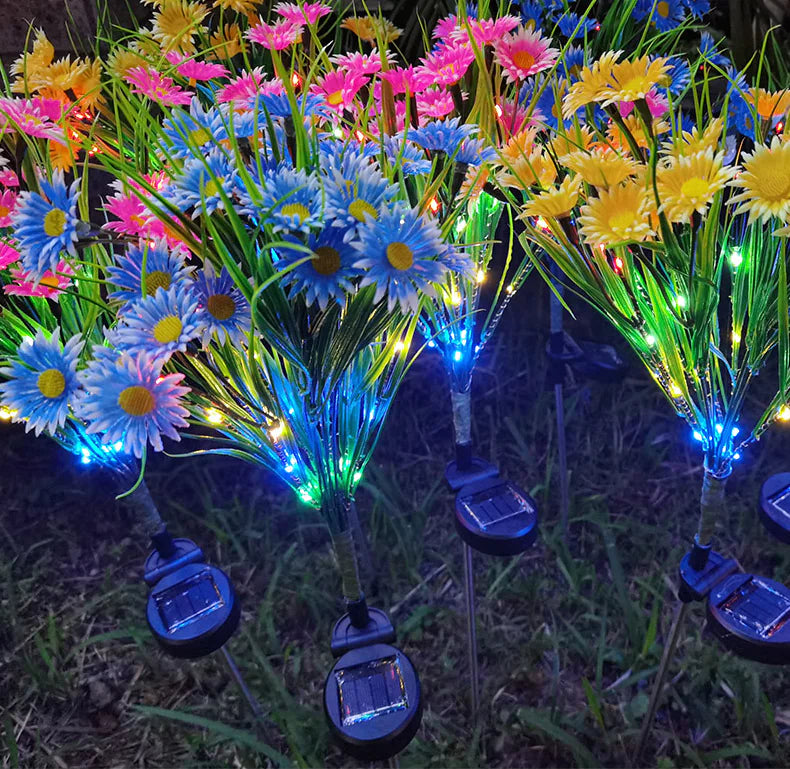 Solar Garden LED Flower Lights