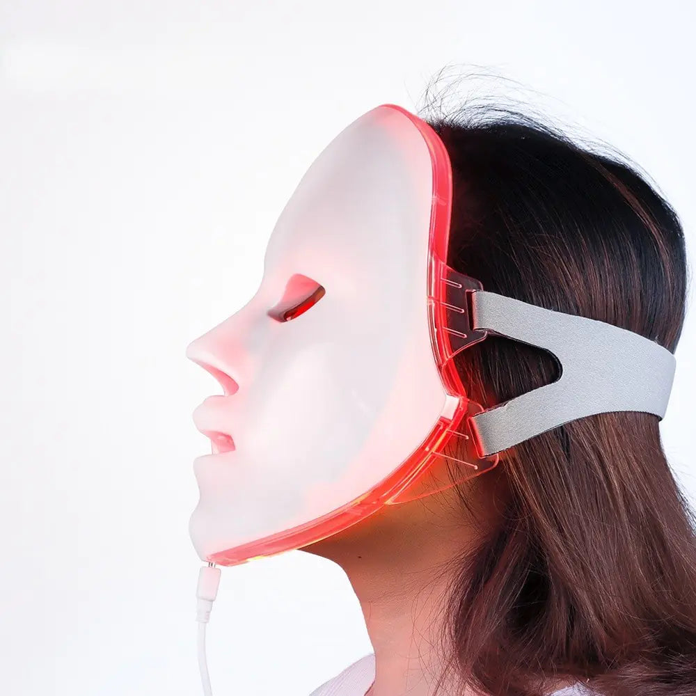 7 Color LED Photon Therapy Facial Mask