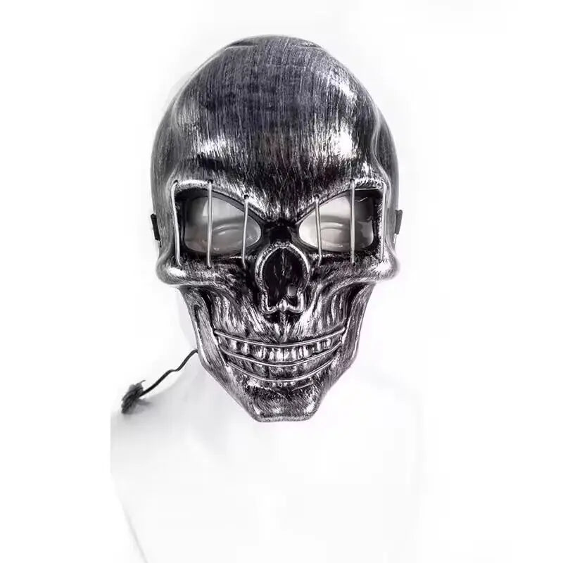 Halloween Cosplay LED Skull Mask