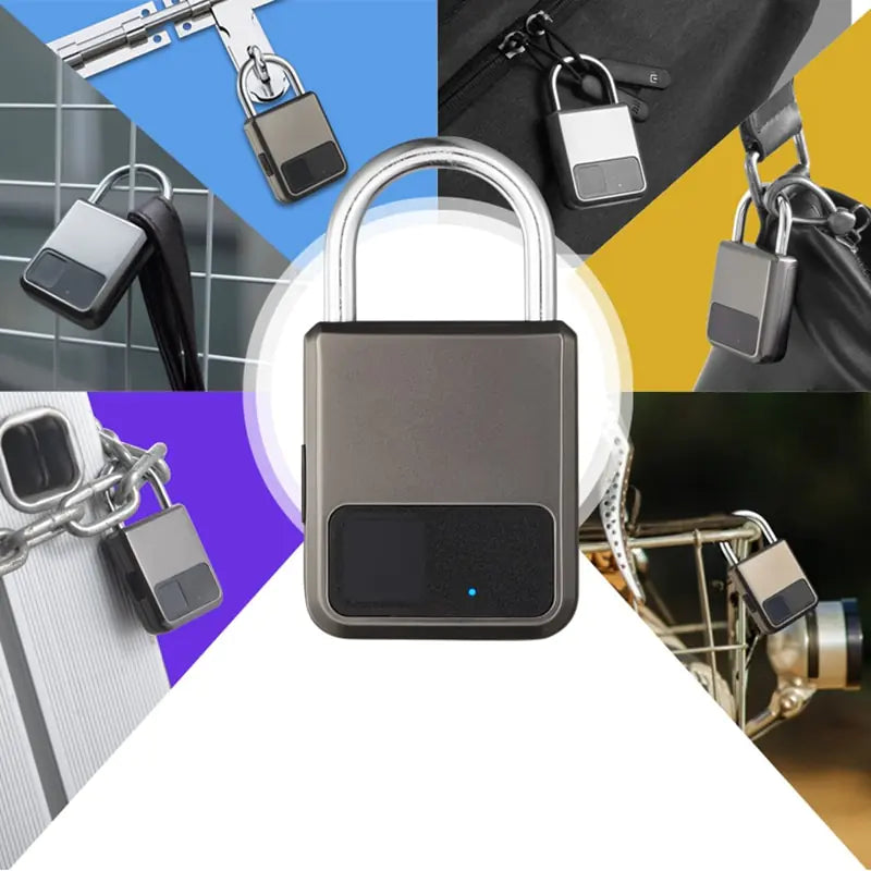 thumbprint padlock