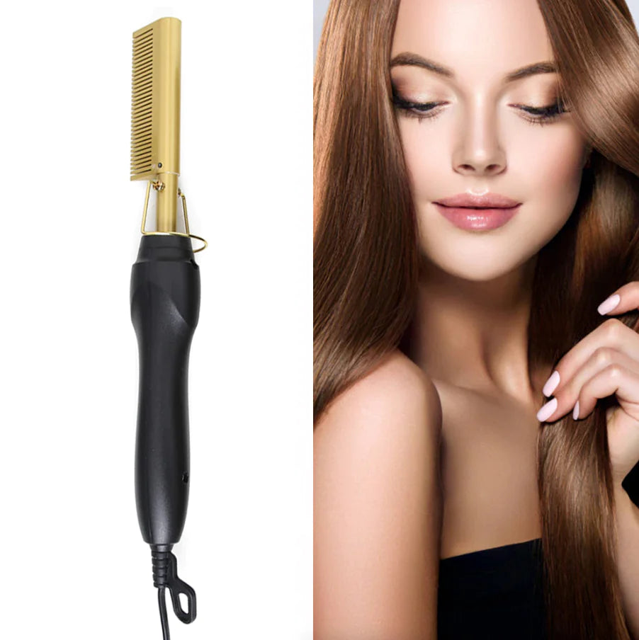 Hair Straightener Comb Pro Electric Beard Straightening Comb