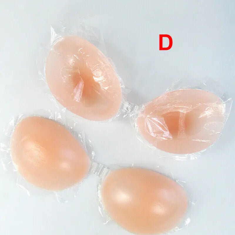 Silicone Self-Adhesive Stick On Gel Push Up Strapless Bra