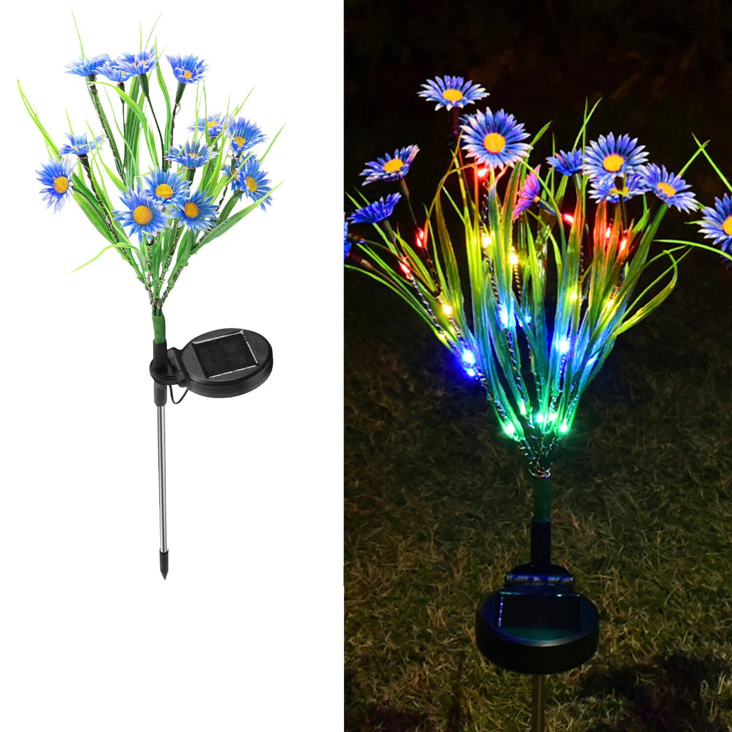 Solar Garden LED Flower Lights