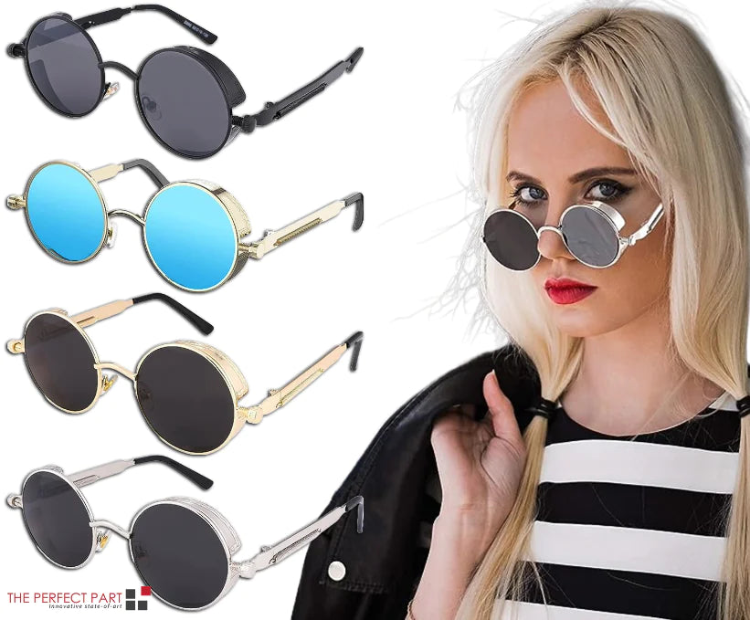 Retro Round Polarized Sunglasses- Men & Women