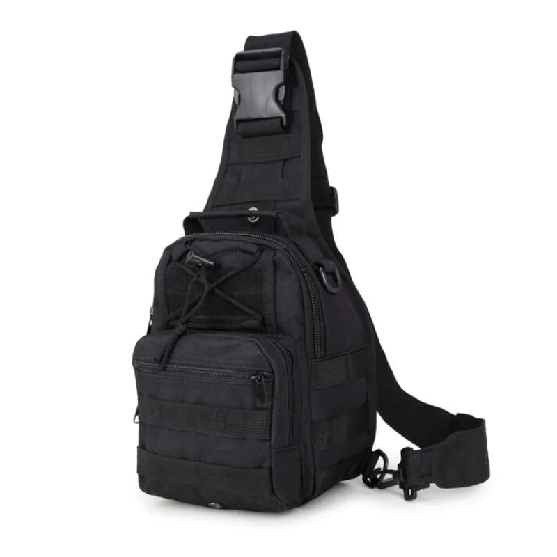 Men's Tactical Sling Backpack Molle Chest Pack – Outdoor Hiking, Travel & Military-Grade Shoulder Bag