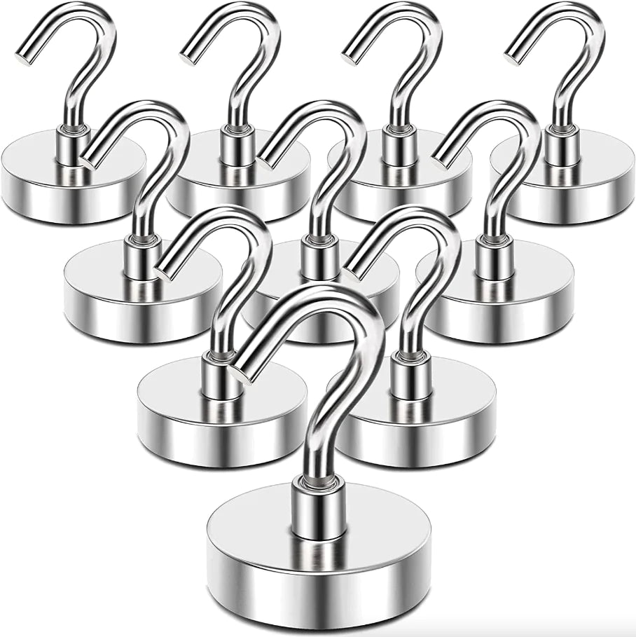 10 Pack Strong Magnetic Hooks