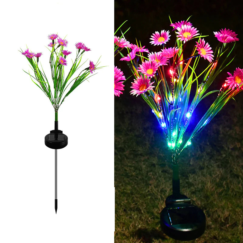 Solar Garden LED Flower Lights