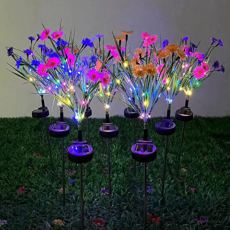 Solar Garden LED Flower Lights