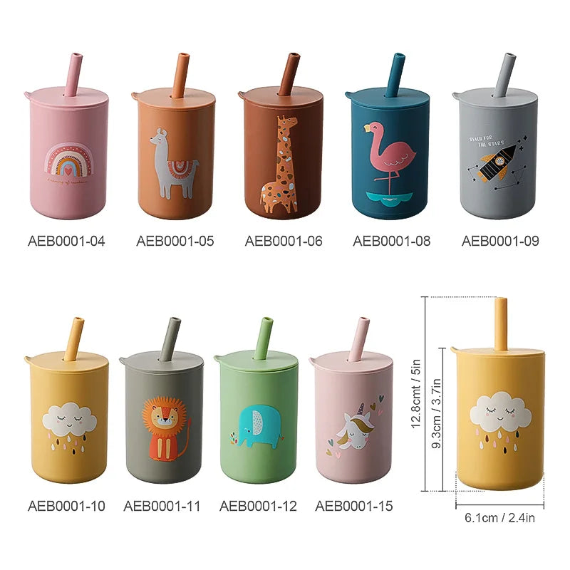 Baby Feeding Straw Cup - Assortique