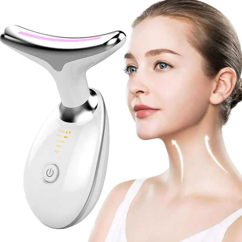 Led Neck Beauty Device with Beautiful Girl