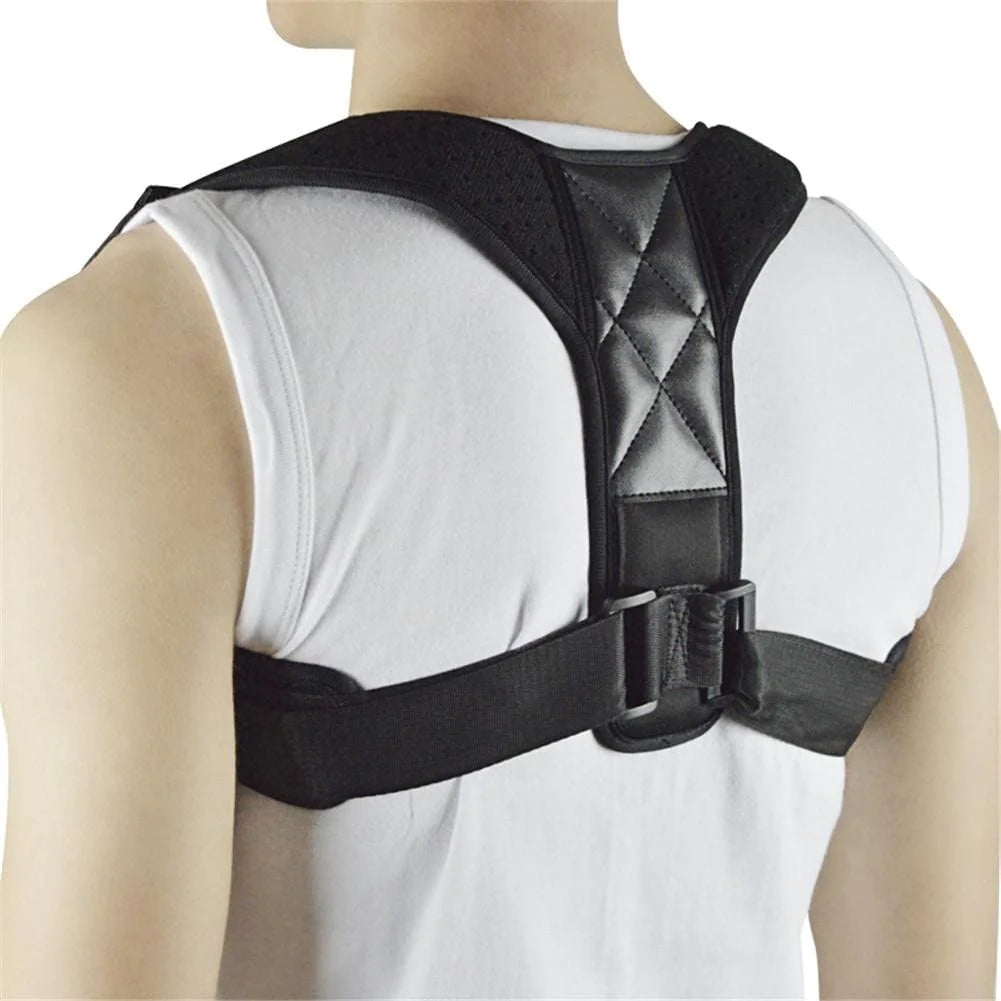 Adjustable Posture Corrector for Back & Shoulders – Clavicle Support Brace for Men & Women