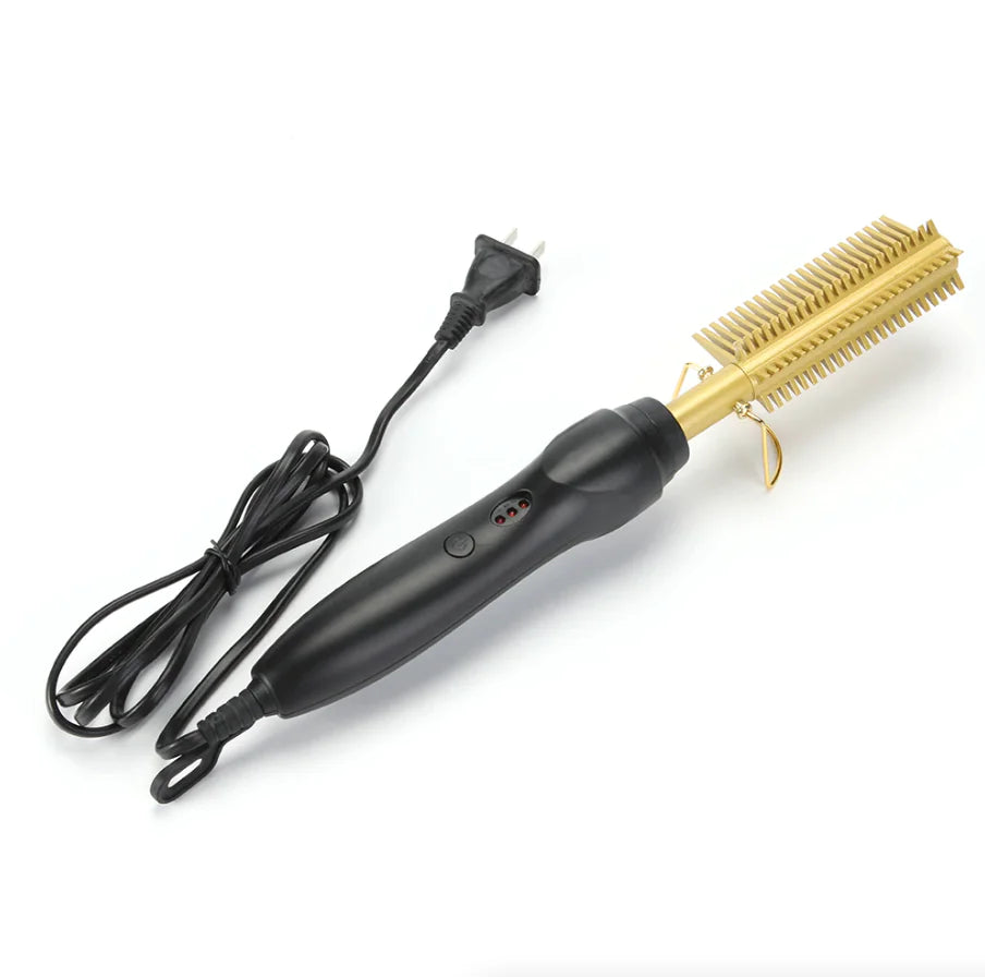 Hair Straightener Comb Pro Electric Beard Straightening Comb