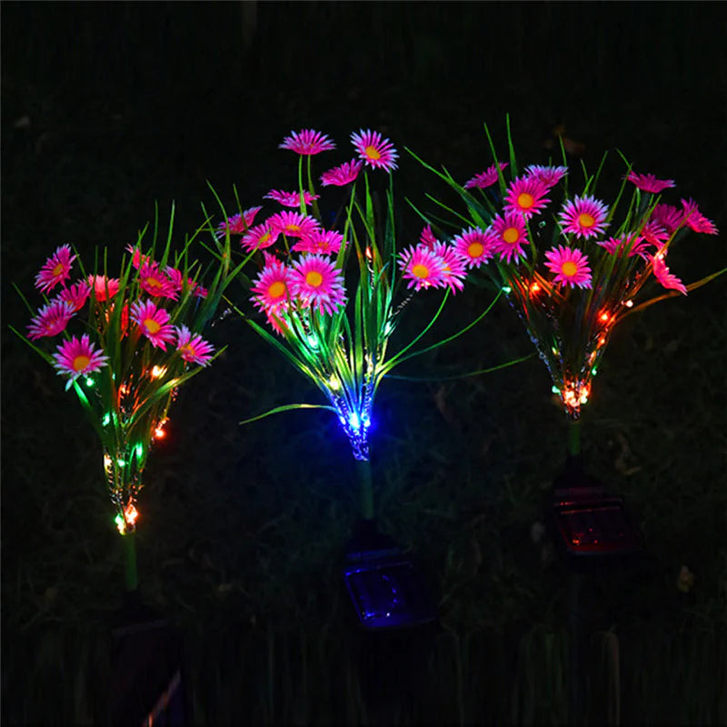 Solar Garden LED Flower Lights