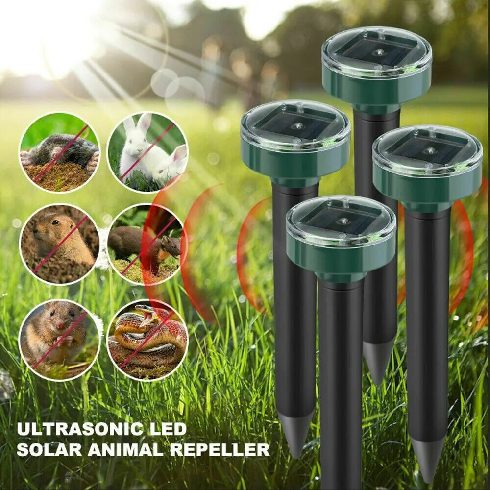 Solar Power Animal Repeller Outdoors