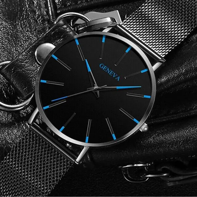 Waterproof Men's Watch Stainless Steel Quartz