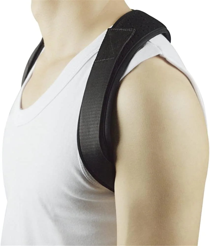 Adjustable Posture Corrector for Back & Shoulders – Clavicle Support Brace for Men & Women