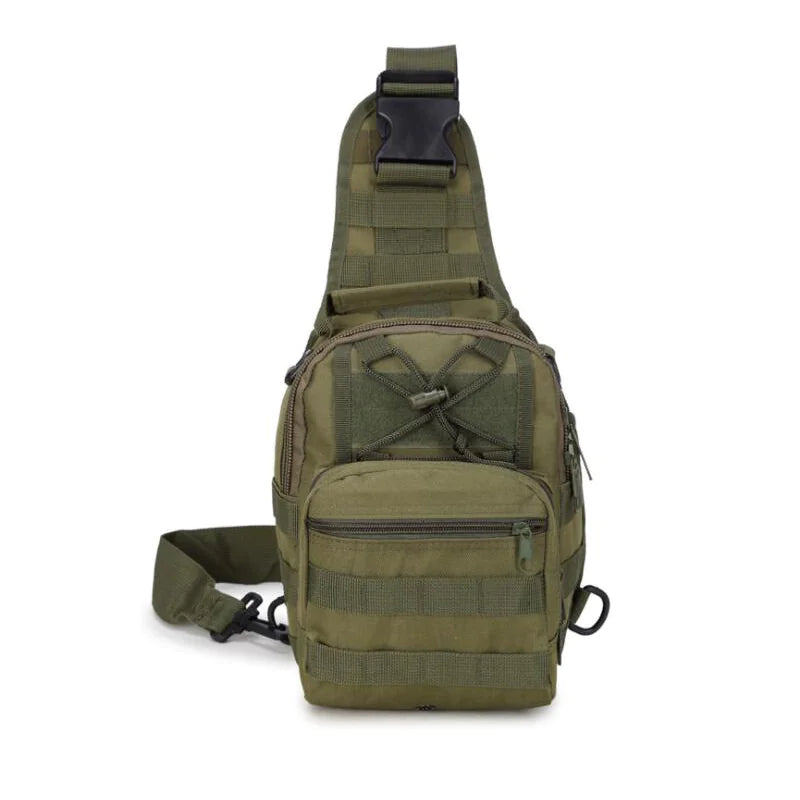 Men's Tactical Sling Backpack Molle Chest Pack – Outdoor Hiking, Travel & Military-Grade Shoulder Bag