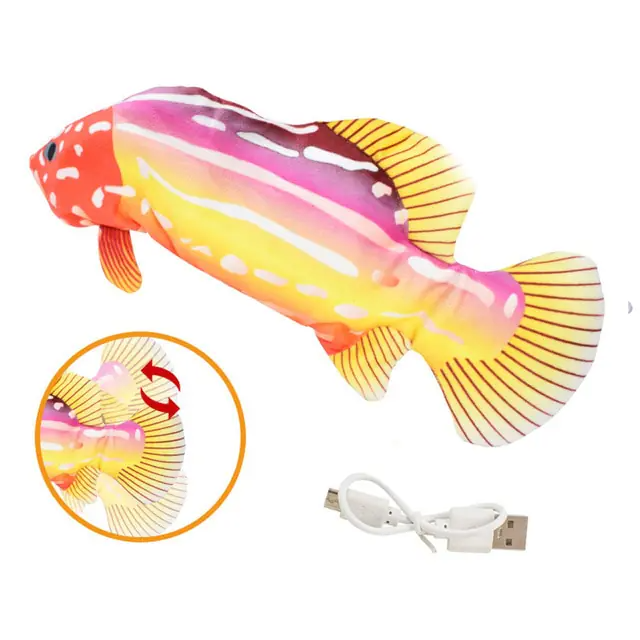 Interactive Electronic Floppy Fish Toys for Pets