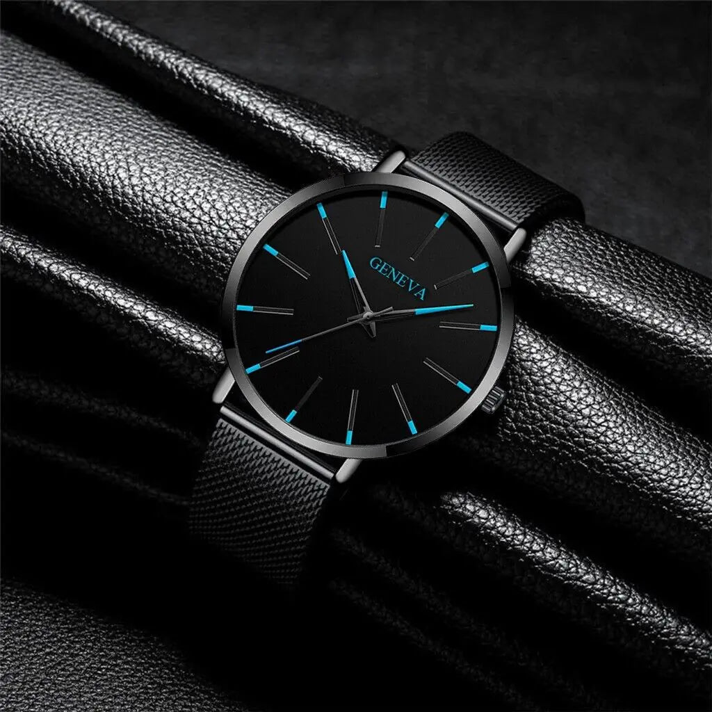 Waterproof Men's Watch Stainless Steel Quartz