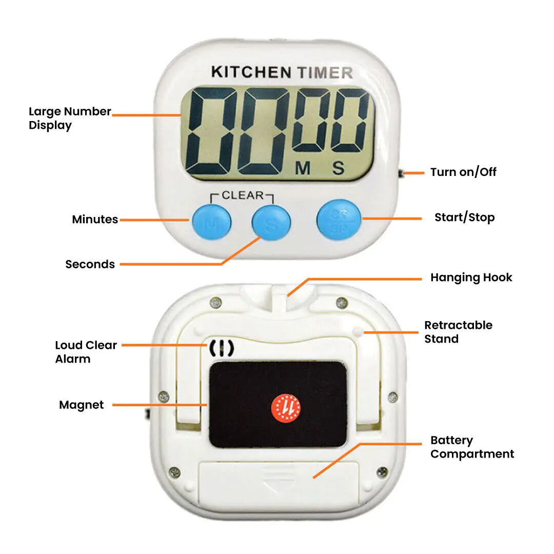 Digital Kitchen Cooking Timer