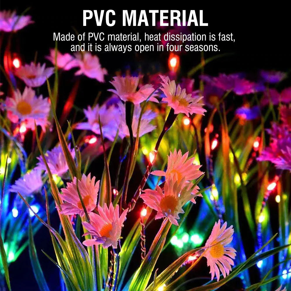 Solar Garden LED Flower Lights