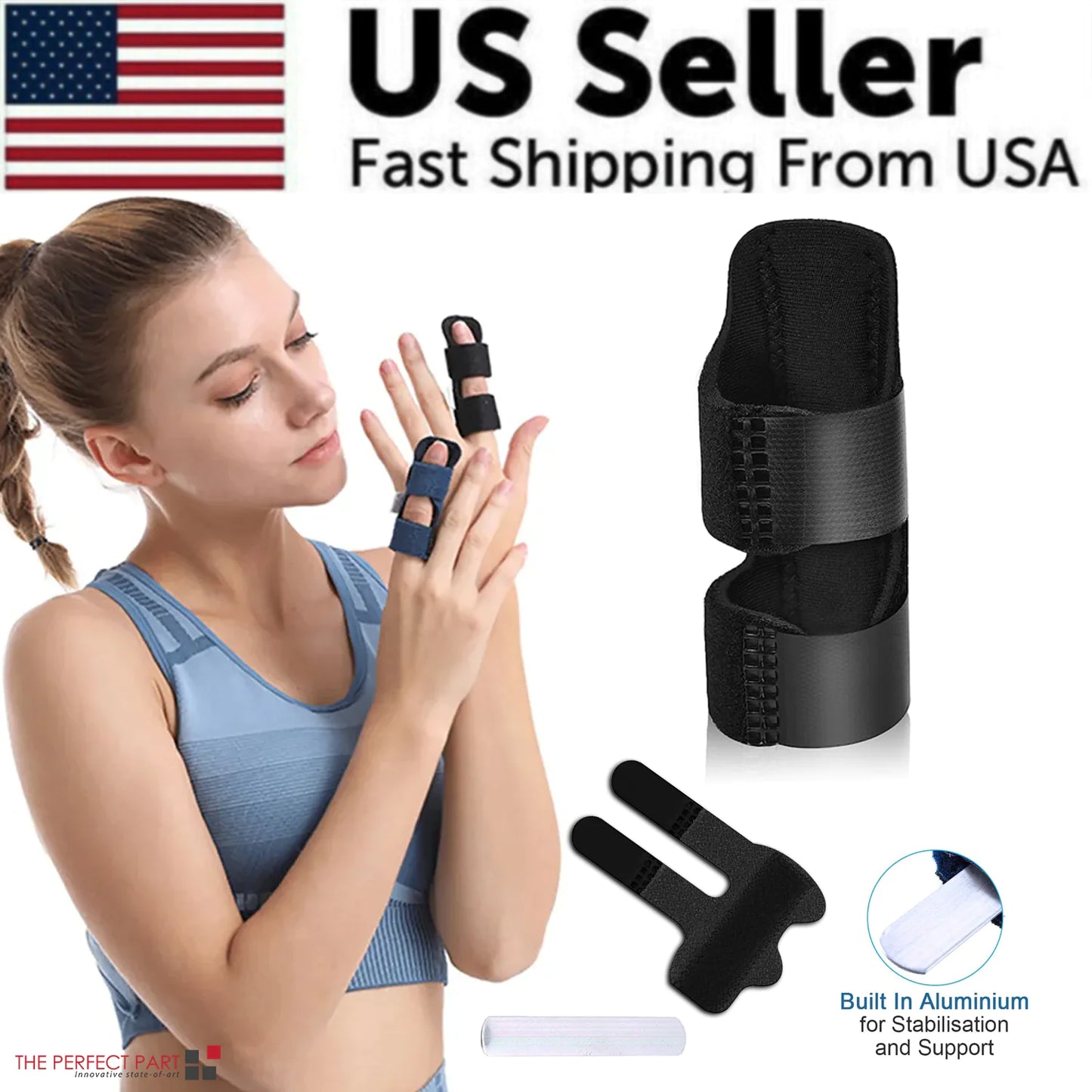 Adjustable Finger Splint Brace - Trigger Support & Pain Relief