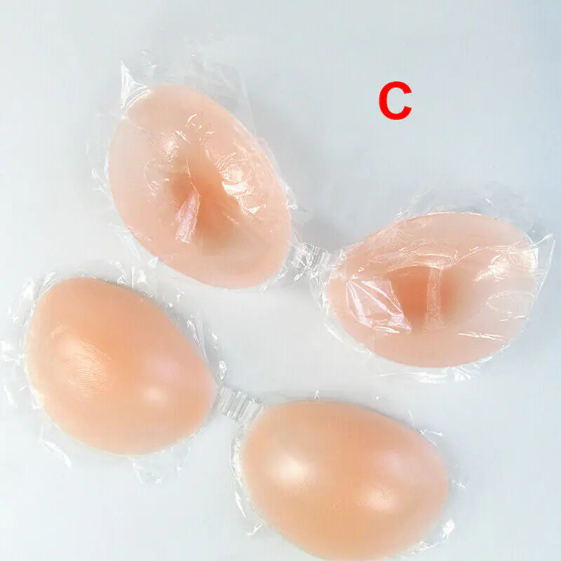 Silicone Self-Adhesive Stick On Gel Push Up Strapless Bra