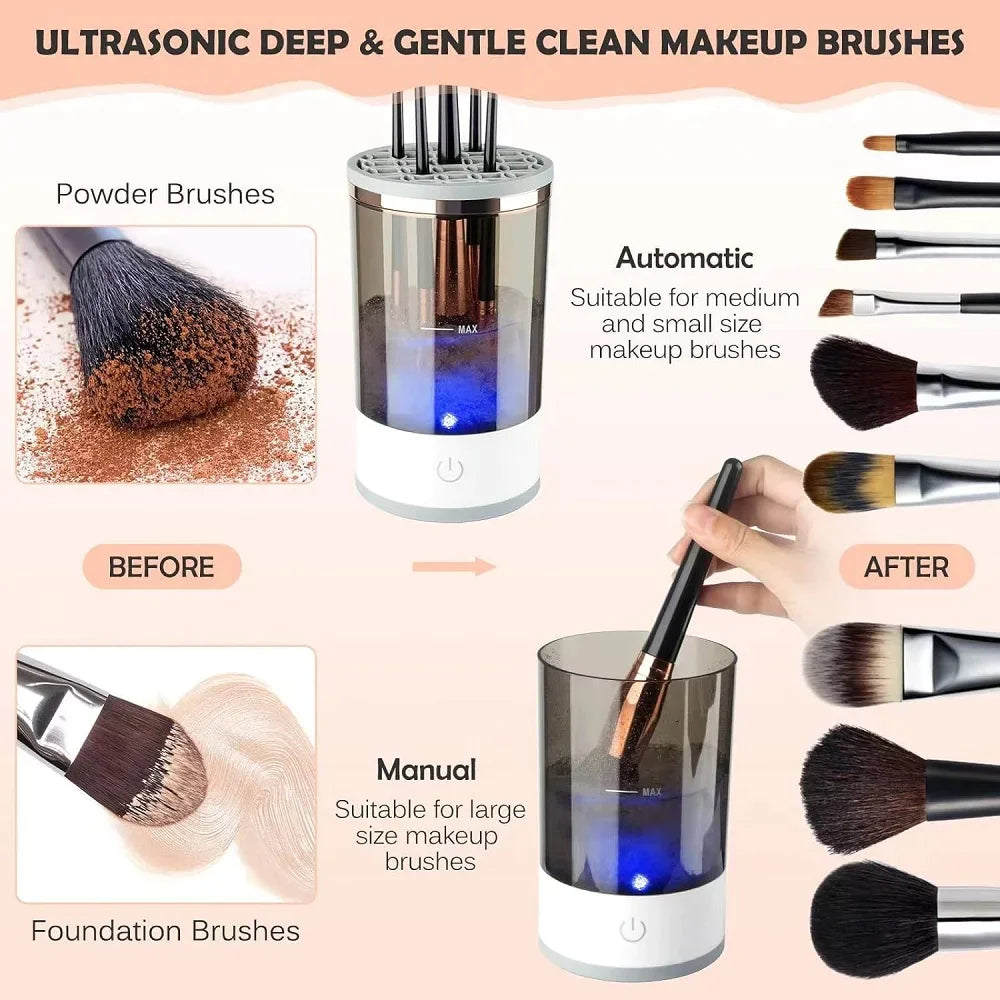 Automatic Brush Cleaner Electric Makeup Brush Cleaning Machine