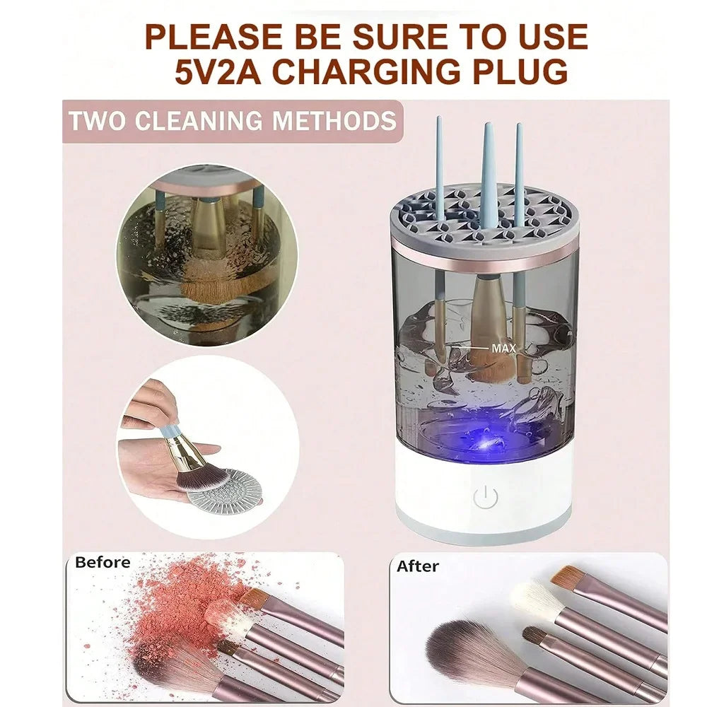 Automatic Brush Cleaner Electric Makeup Brush Cleaning Machine