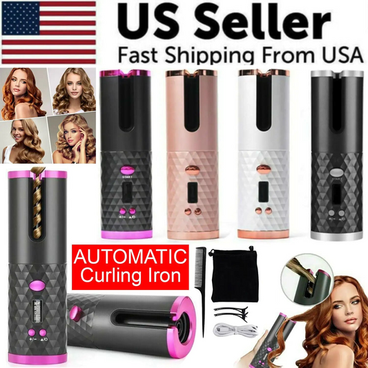 Hair Curler LCD Cordless