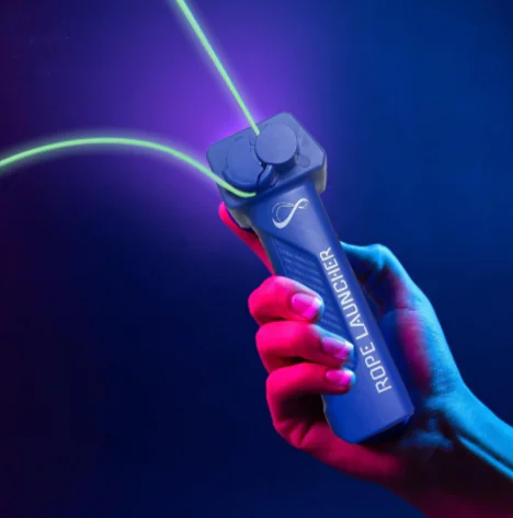 Handheld Adjustable Speed Luminous Rope Launcher