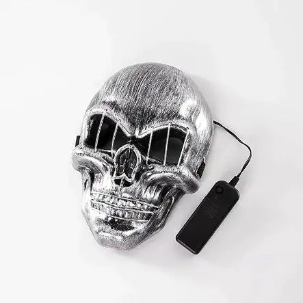 Halloween Cosplay LED Skull Mask