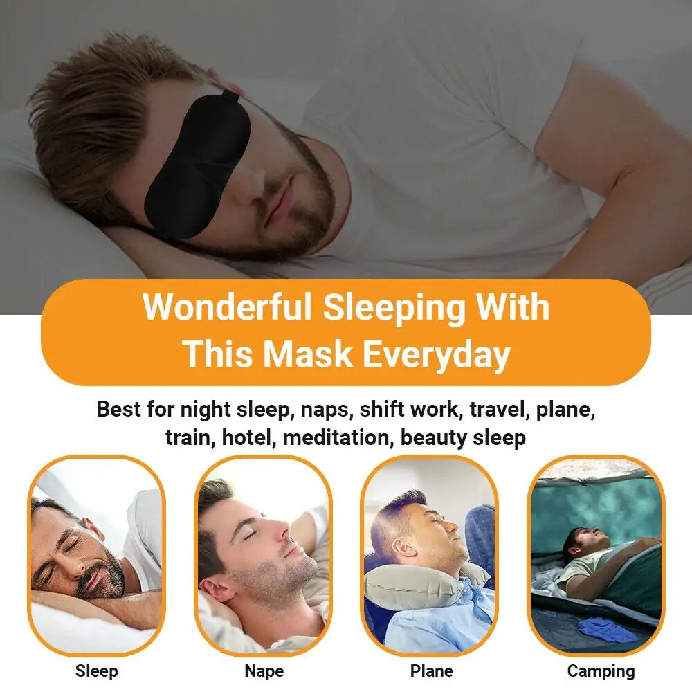 2 Pack Travel 3D Eye Mask