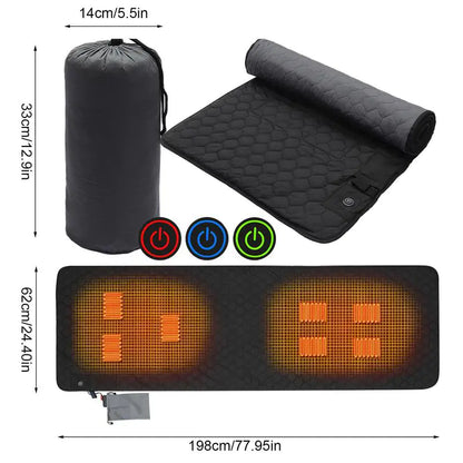 Outdoor USB Heating Sleeping Mat - Assortique