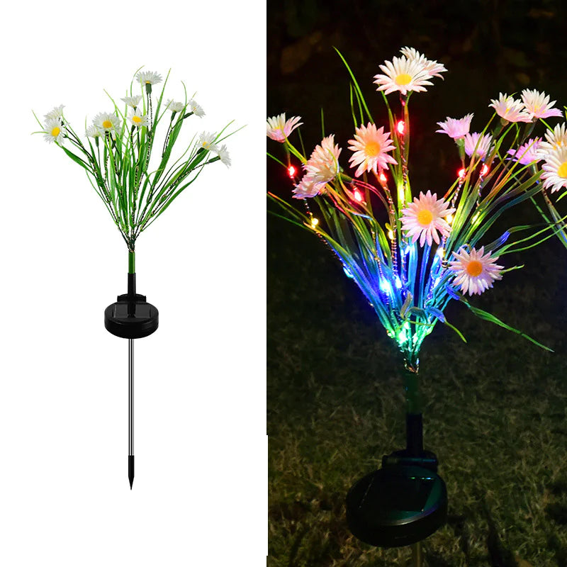 Solar Garden LED Flower Lights