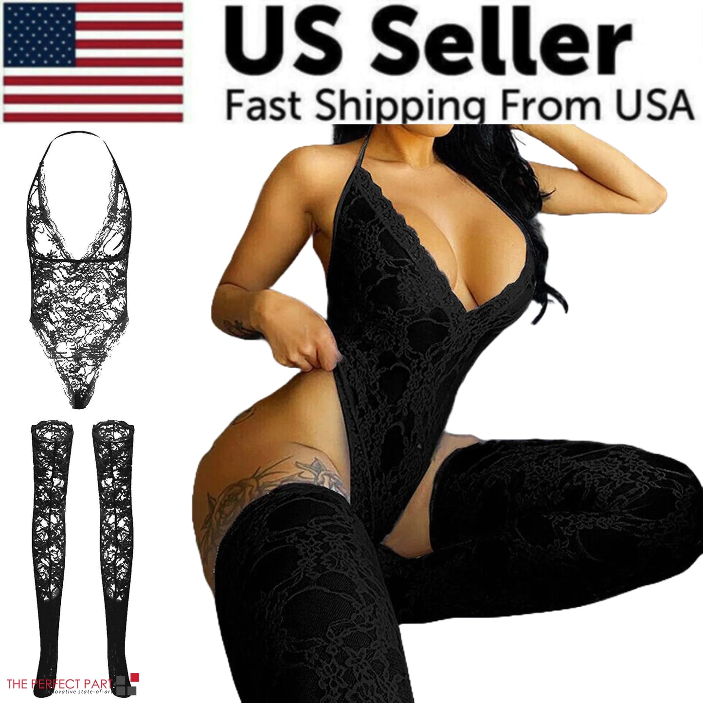 Women Lace Sexy Lingerie Nightwear