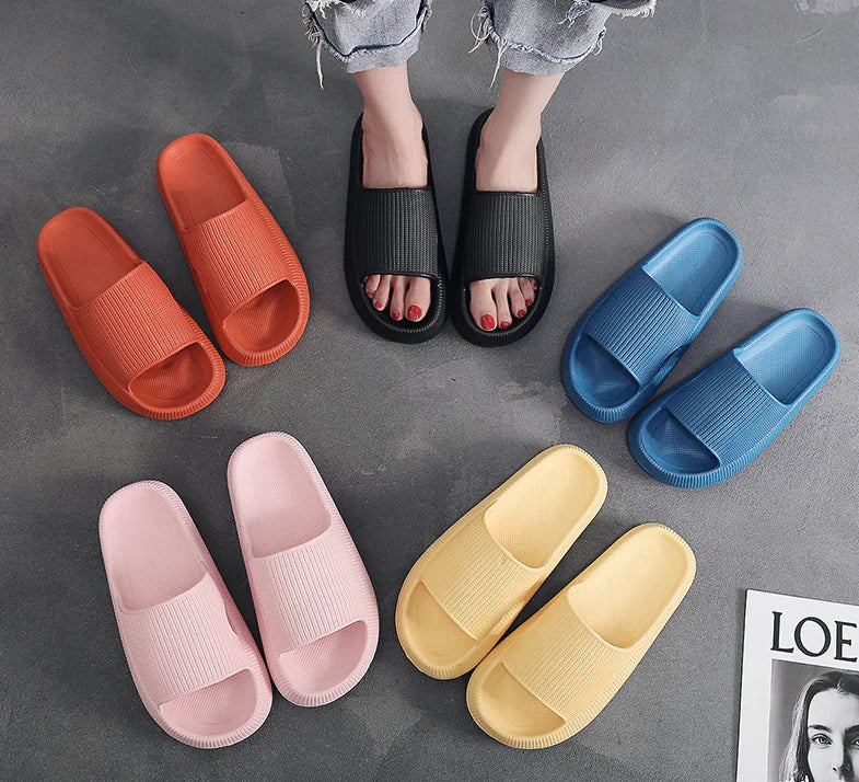 Cloud Comfort Pillow Slides – Ultra Soft, Anti-Slip Sandals