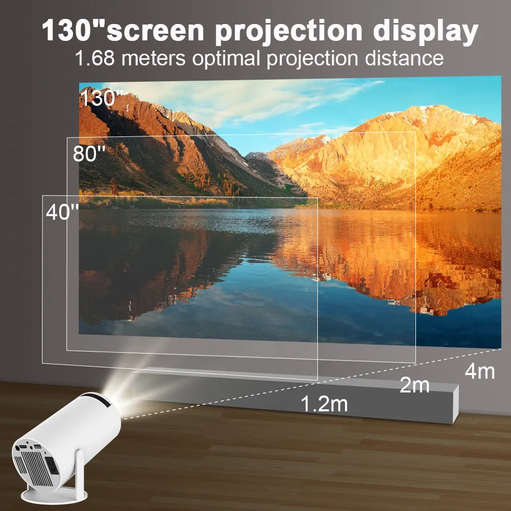 Deluxe Cinema Outdoor portable projector and screen
