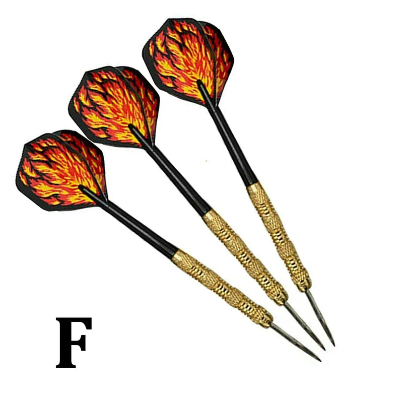 5 Set Professional Steel Tip Darts with Slim Barrels & Flights