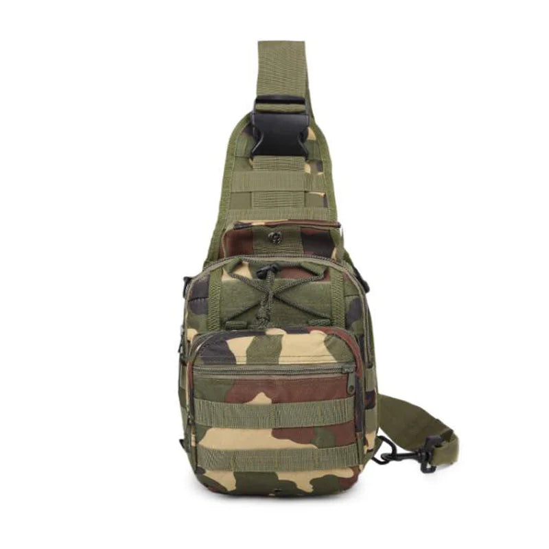 Men's Tactical Sling Backpack Molle Chest Pack – Outdoor Hiking, Travel & Military-Grade Shoulder Bag