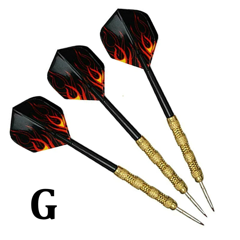 5 Set Professional Steel Tip Darts with Slim Barrels & Flights