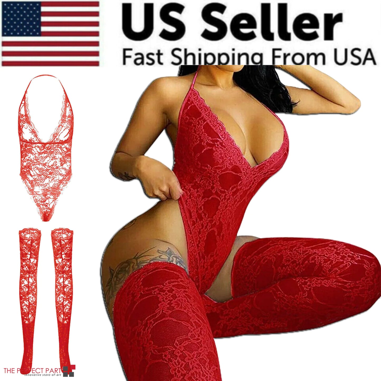 Women Lace Sexy Lingerie Nightwear