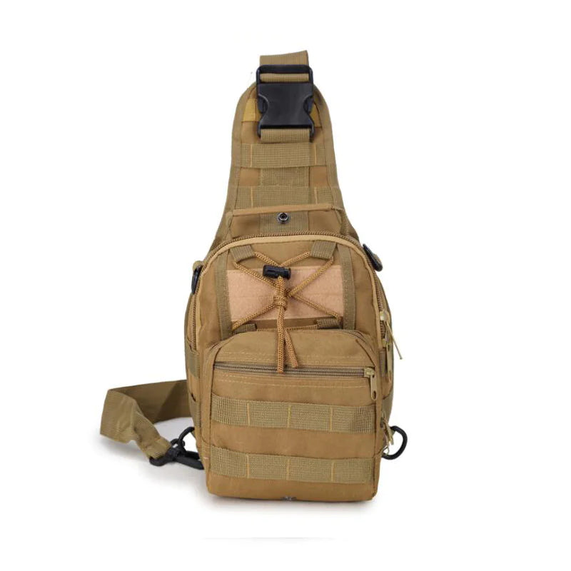 Men's Tactical Sling Backpack Molle Chest Pack – Outdoor Hiking, Travel & Military-Grade Shoulder Bag