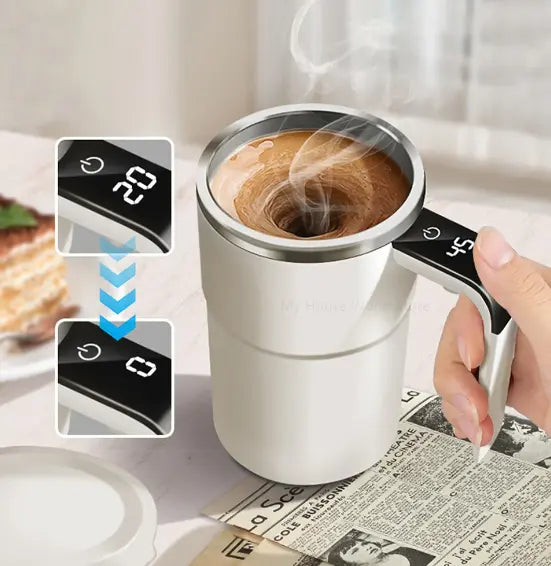 self-stirring mug