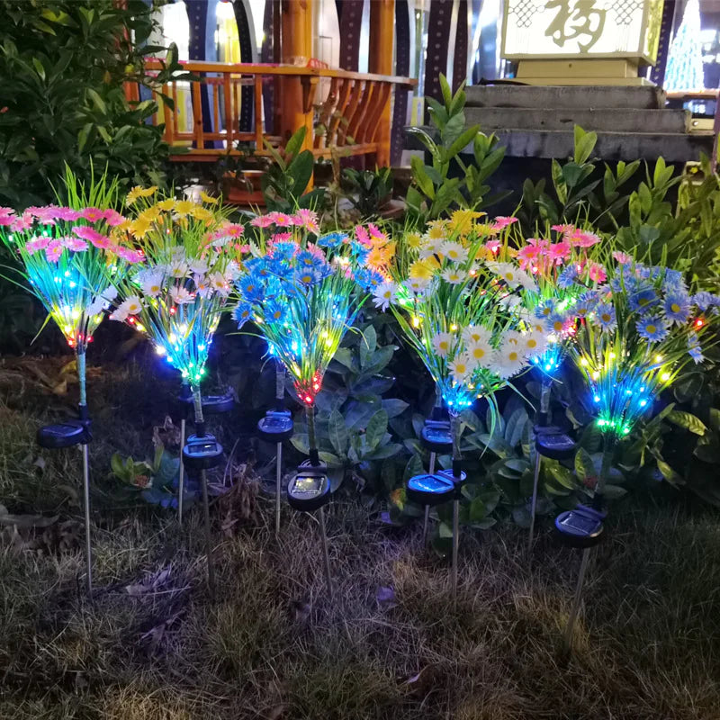 Solar Garden LED Flower Lights