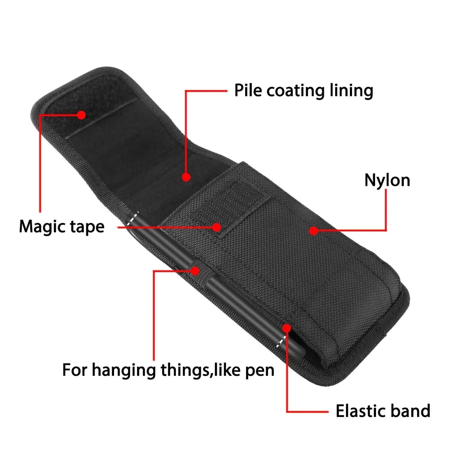 Vertical Phone Holster with Belt Clip