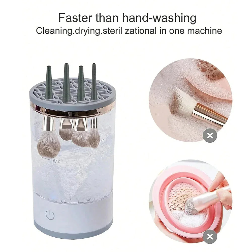 Automatic Brush Cleaner Electric Makeup Brush Cleaning Machine